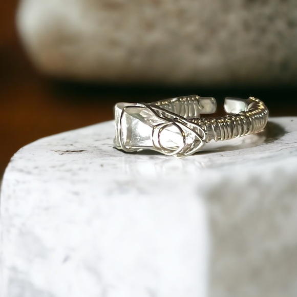 ✨CUSTOM SEA GLASS RING✨ ADJUSTABLE - Picture 2 of 4